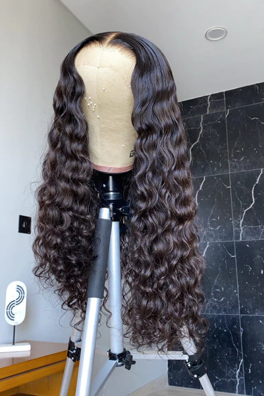 "Dubai" HD Curly Frontal Wig Unit